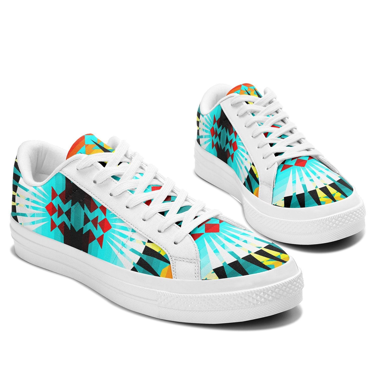 Ribbonwork Bustles Aapisi Low Top Canvas Shoes White Sole 49 Dzine