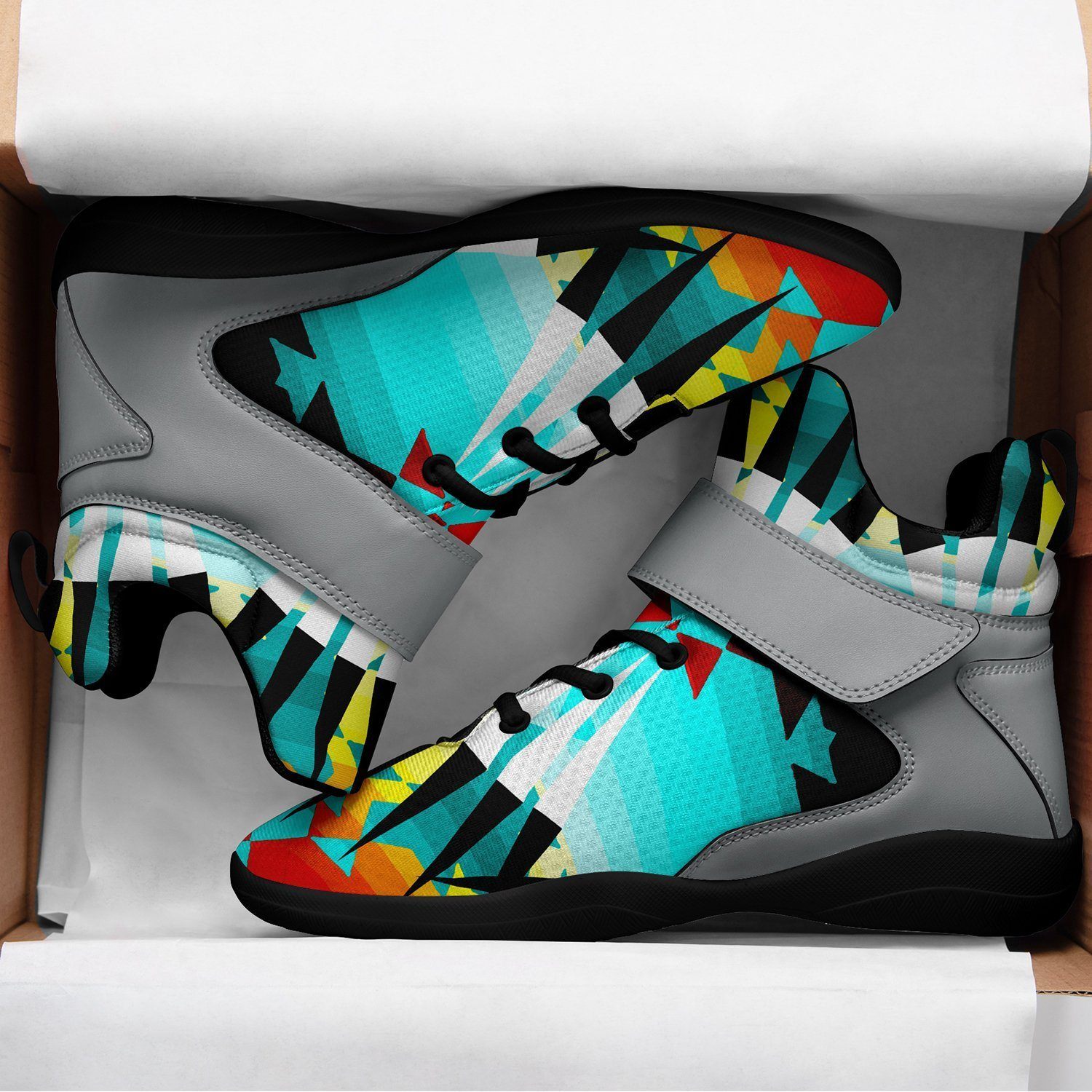 Ribbonwork Bustles Kid's Ipottaa Basketball / Sport High Top Shoes 49 Dzine