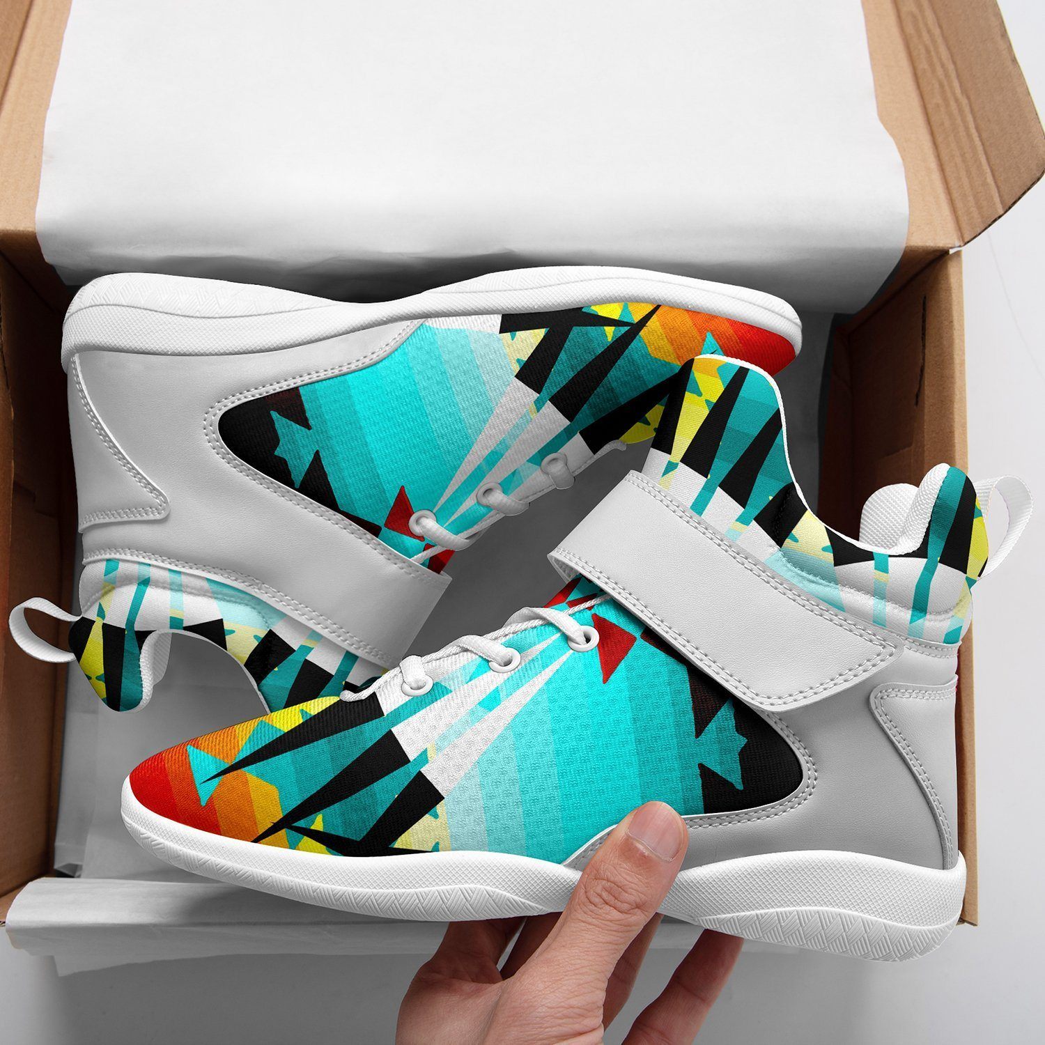 Ribbonwork Bustles Kid's Ipottaa Basketball / Sport High Top Shoes 49 Dzine