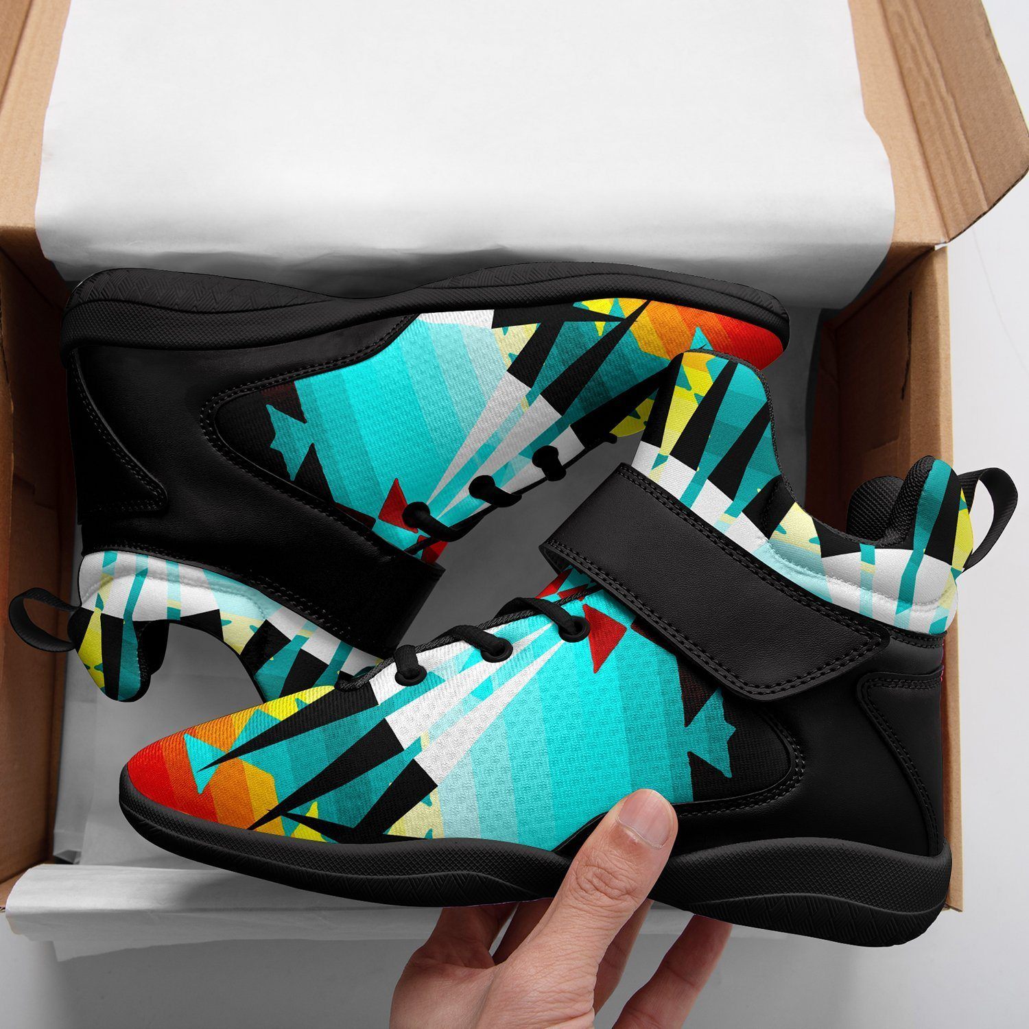 Ribbonwork Bustles Kid's Ipottaa Basketball / Sport High Top Shoes 49 Dzine