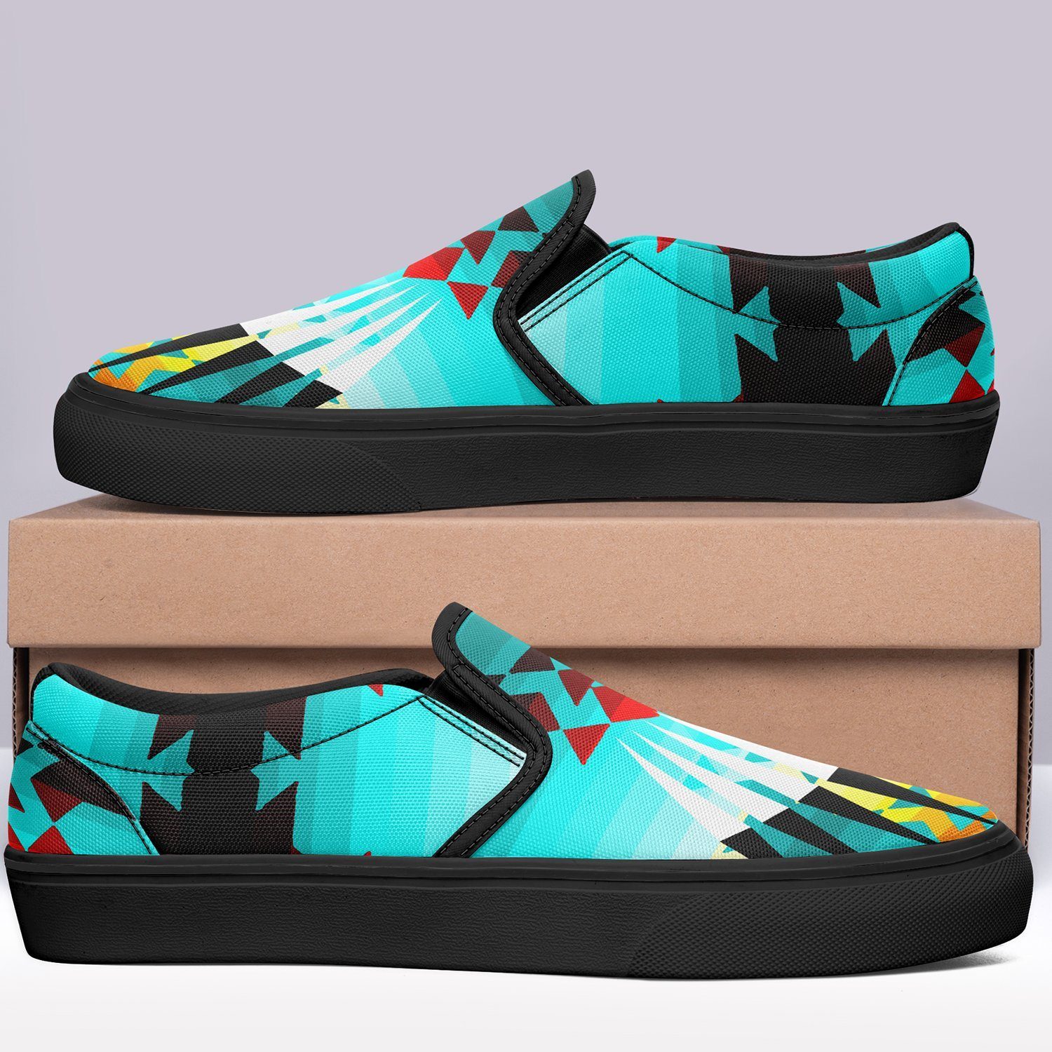 Ribbonwork Bustles Otoyimm Kid's Canvas Slip On Shoes 49 Dzine