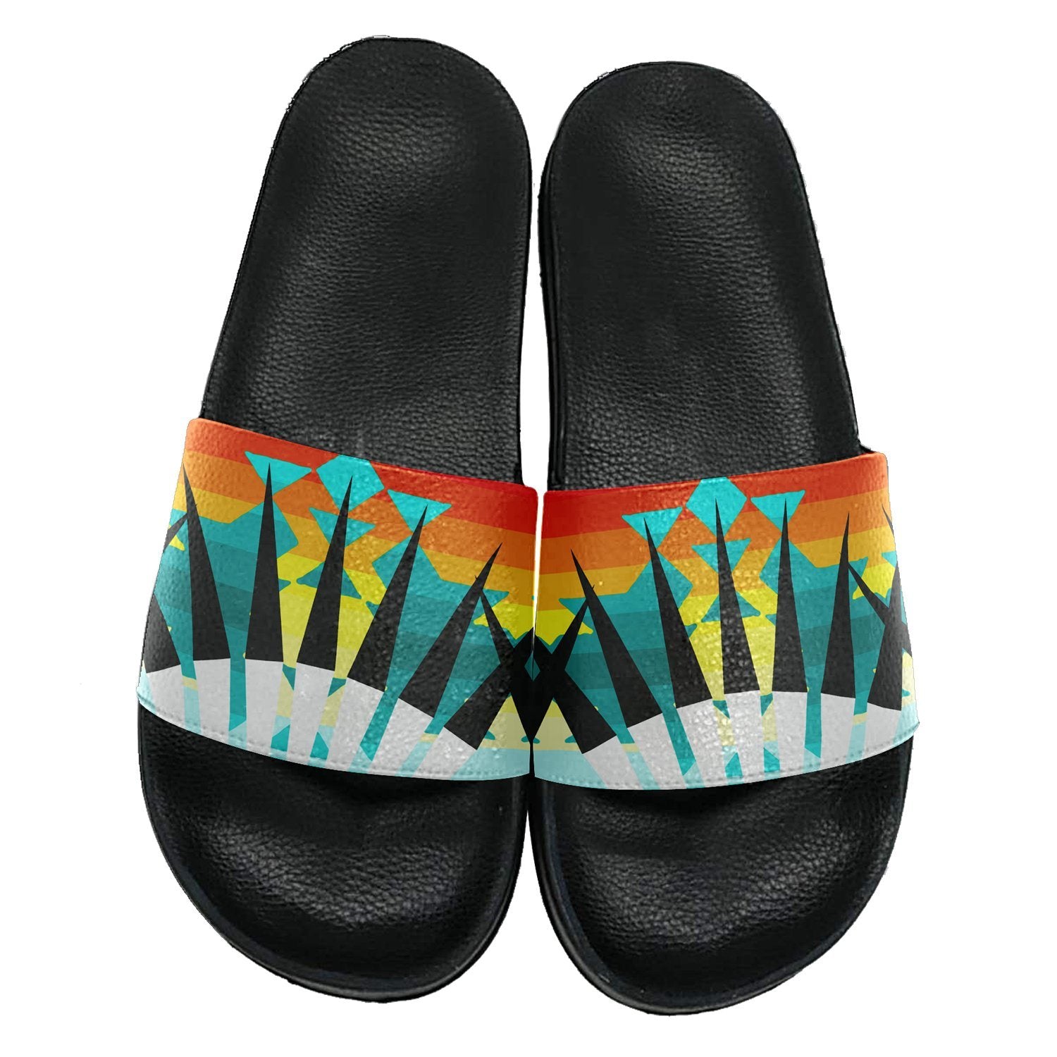 Ribbonwork Bustles Slide Sandals 49 Dzine