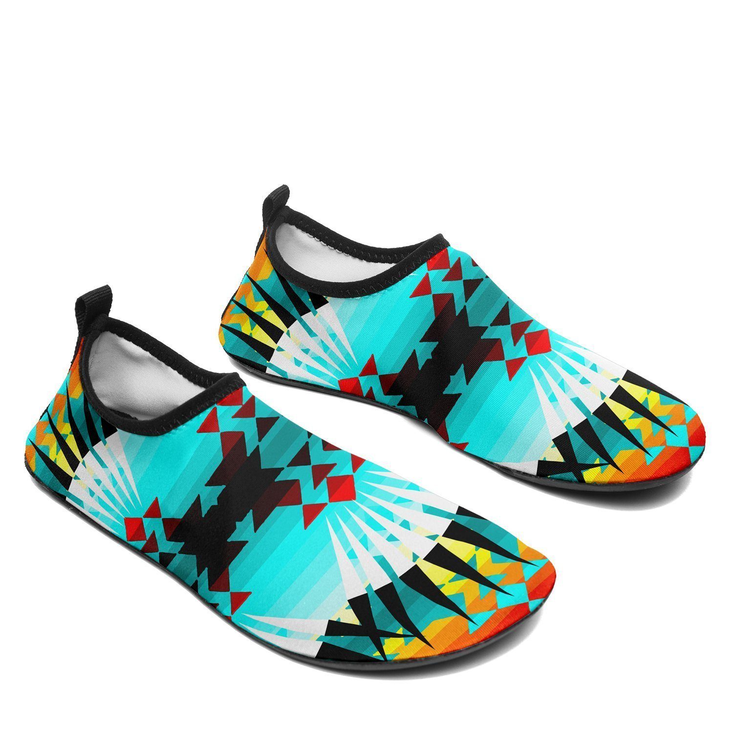 Ribbonwork Bustles Sockamoccs Kid's Slip On Shoes 49 Dzine