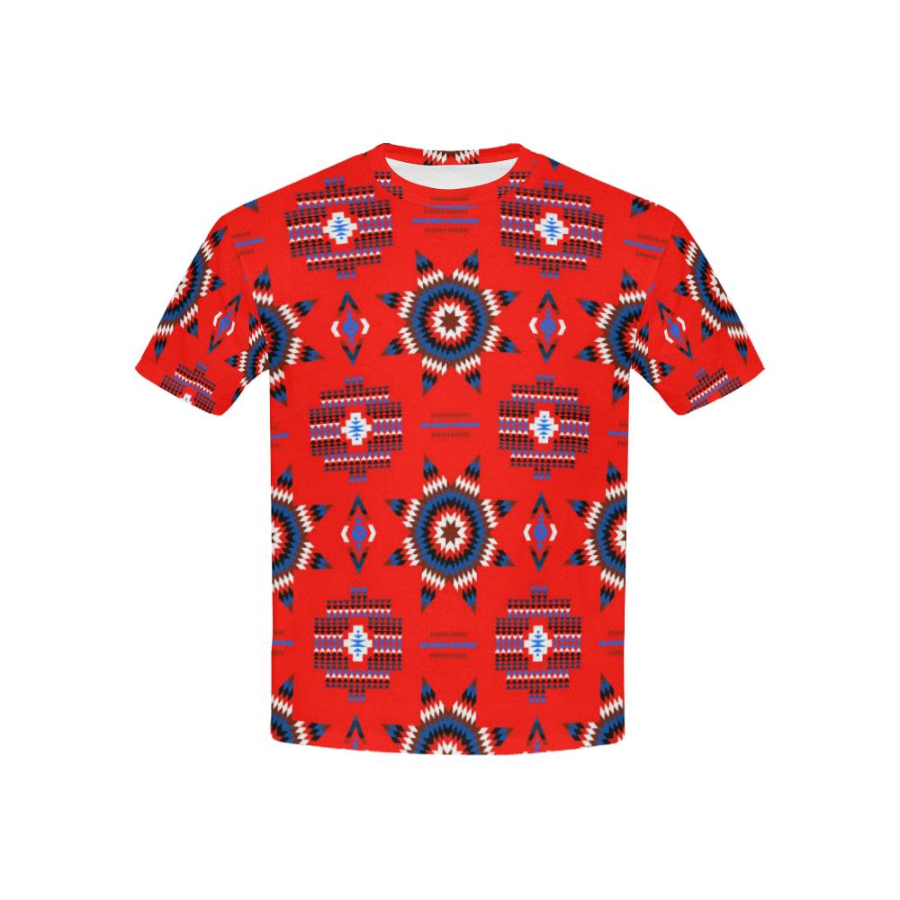 Rising Star Blood Moon Kids' All Over Print T-shirt (USA Size) (Model T40) All Over Print T-shirt for Kid (T40) e-joyer