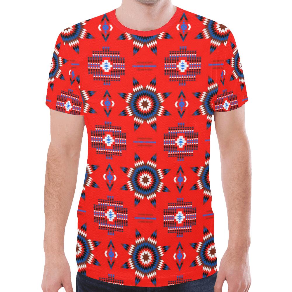 Rising Star Blood Moon New All Over Print T-shirt for Men/Large Size (Model T45) New All Over Print T-shirt for Men/Large (T45) e-joyer