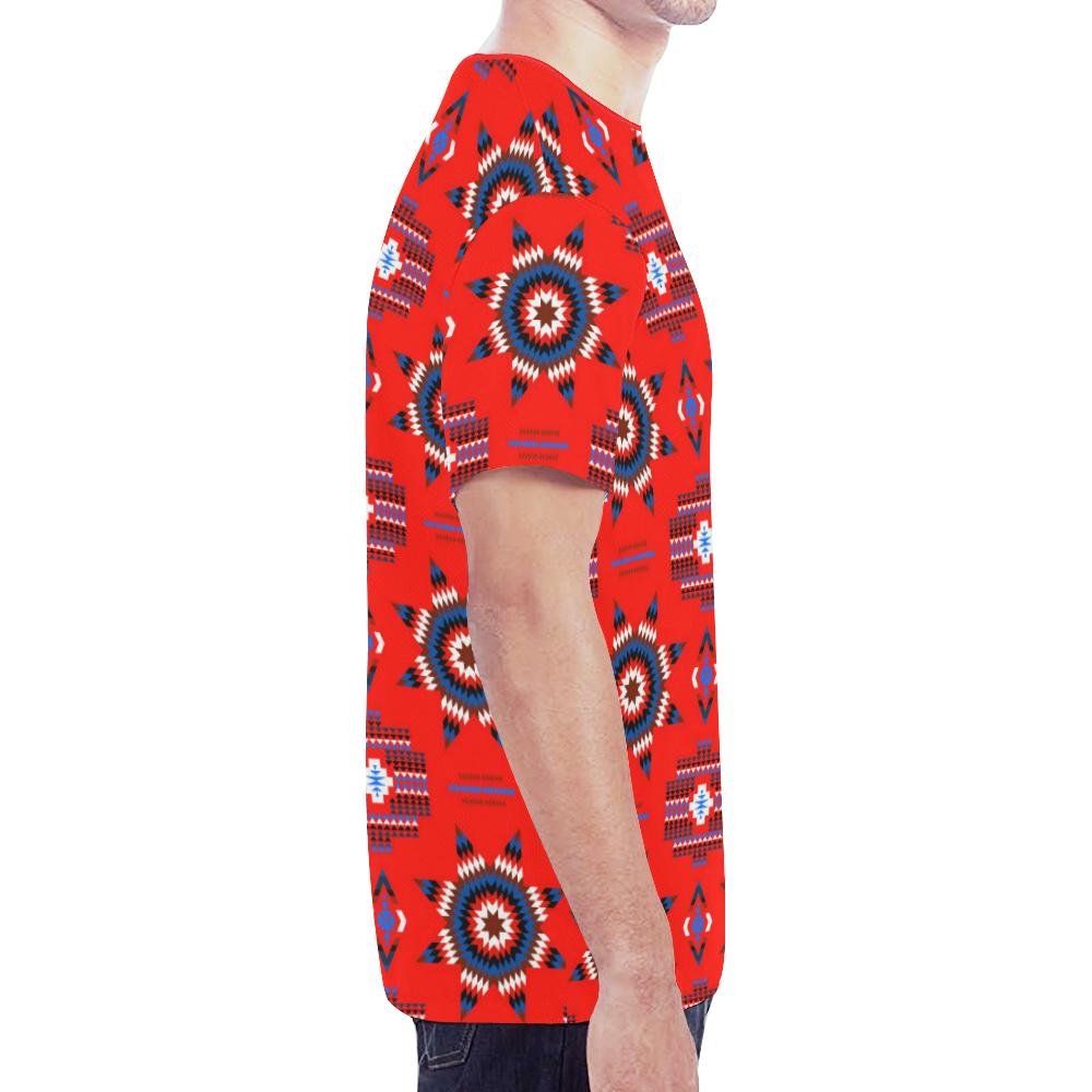 Rising Star Blood Moon New All Over Print T-shirt for Men/Large Size (Model T45) New All Over Print T-shirt for Men/Large (T45) e-joyer