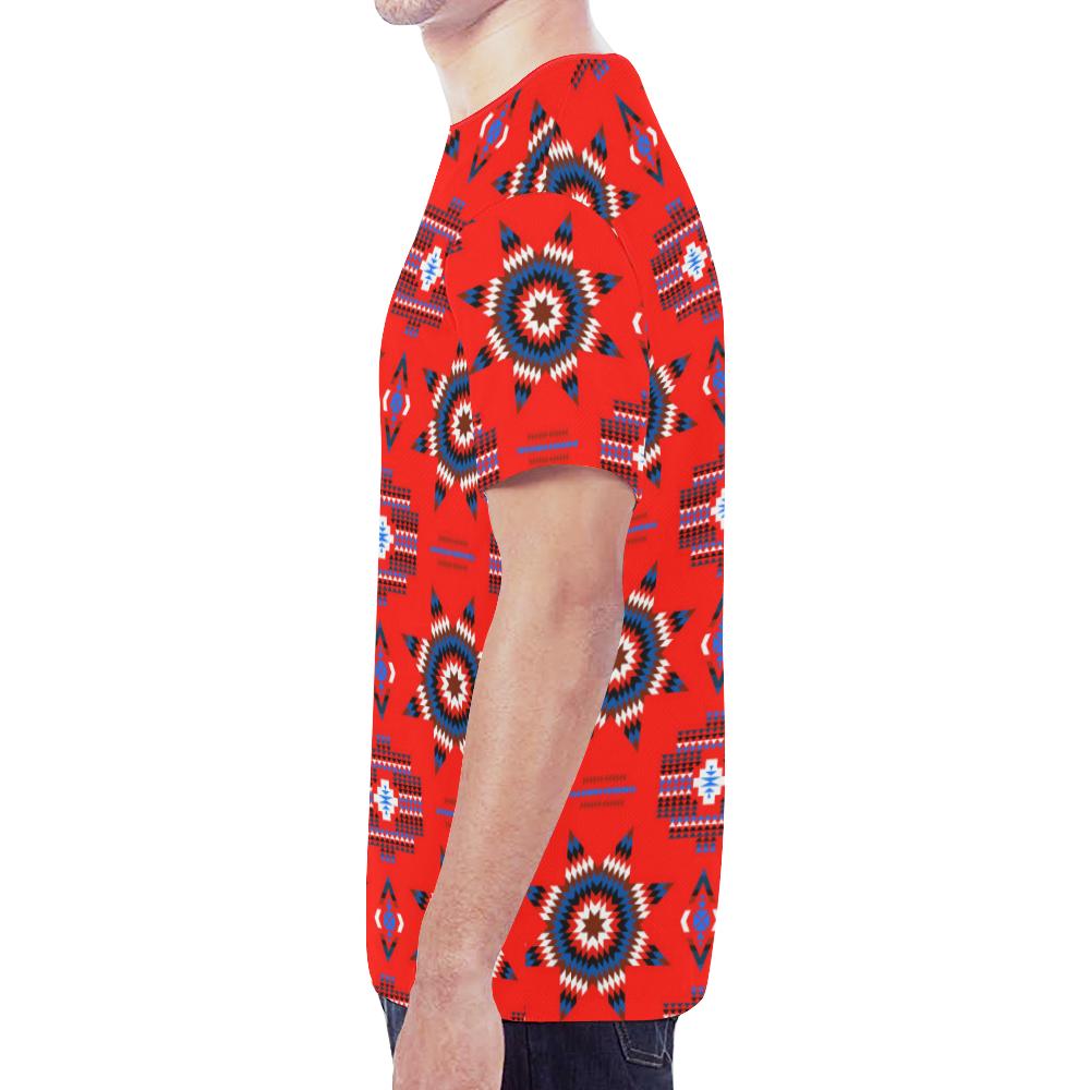 Rising Star Blood Moon New All Over Print T-shirt for Men/Large Size (Model T45) New All Over Print T-shirt for Men/Large (T45) e-joyer