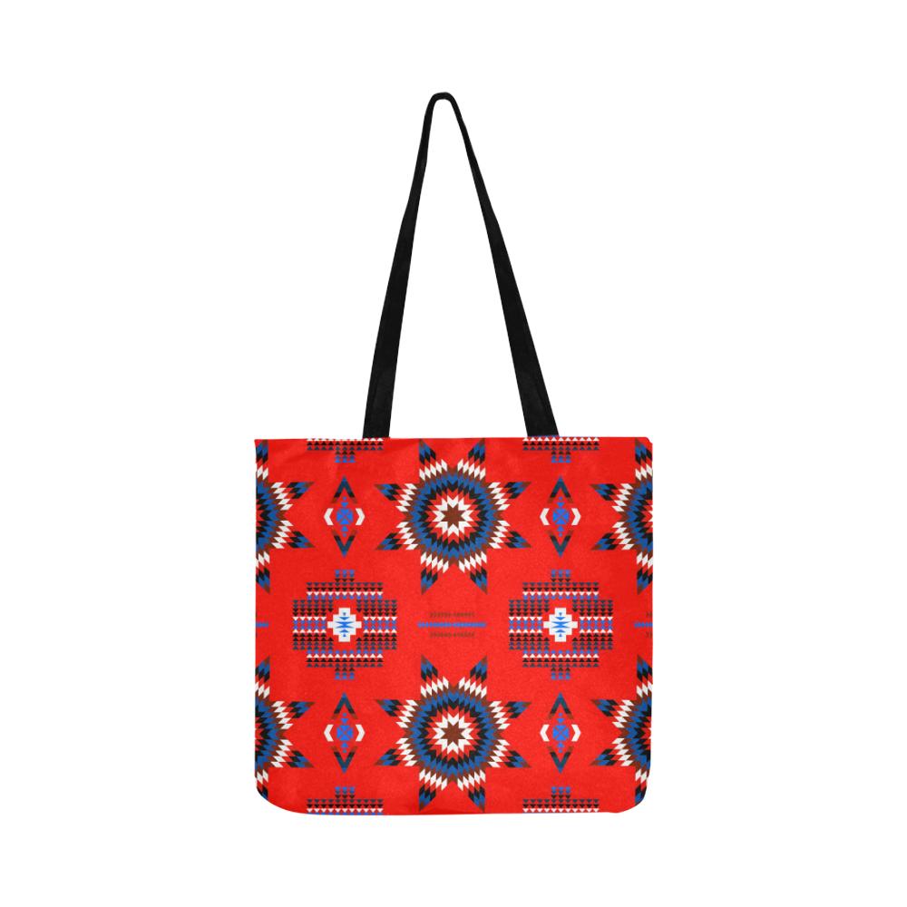 Rising Star Blood Moon Reusable Shopping Bag Model 1660 (Two sides) Shopping Tote Bag (1660) e-joyer