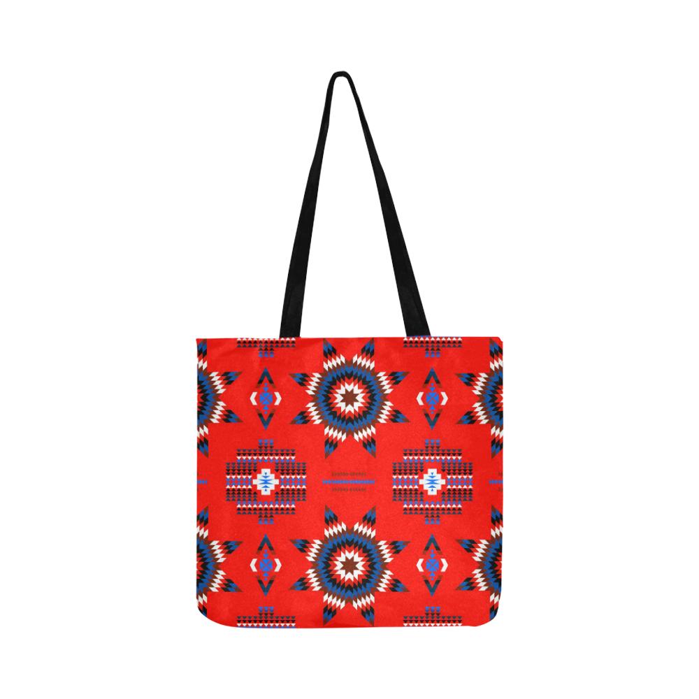 Rising Star Blood Moon Reusable Shopping Bag Model 1660 (Two sides) Shopping Tote Bag (1660) e-joyer