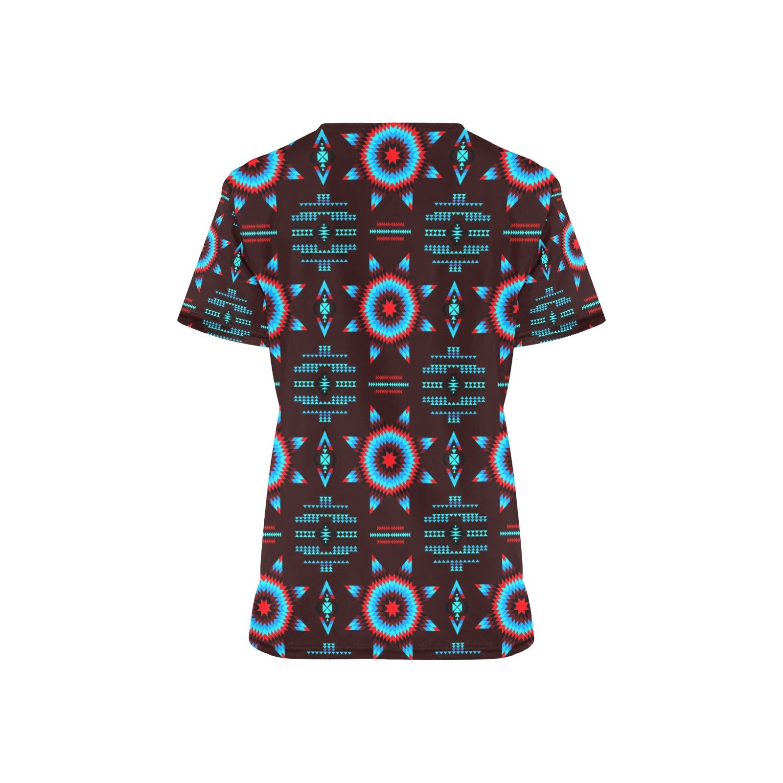 Rising Star Corn Moon All Over Print Scrub Top Scrub Top e-joyer