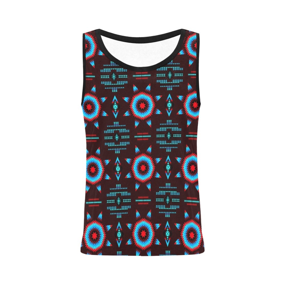 Rising Star Corn Moon All Over Print Tank Top for Women (Model T43) All Over Print Tank Top for Women (T43) e-joyer