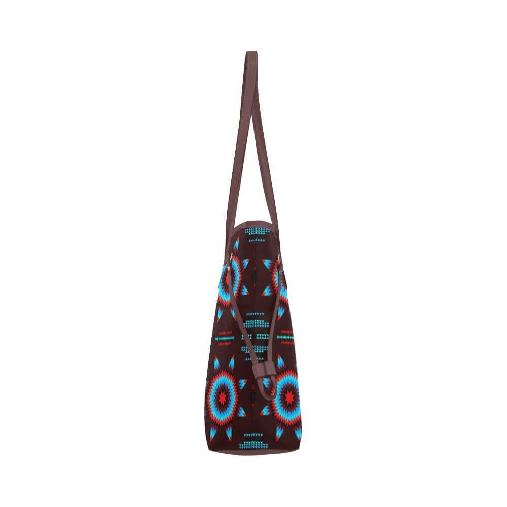 Rising Star Corn Moon Clover Canvas Tote Bag (Model 1661) Clover Canvas Tote Bag (1661) e-joyer