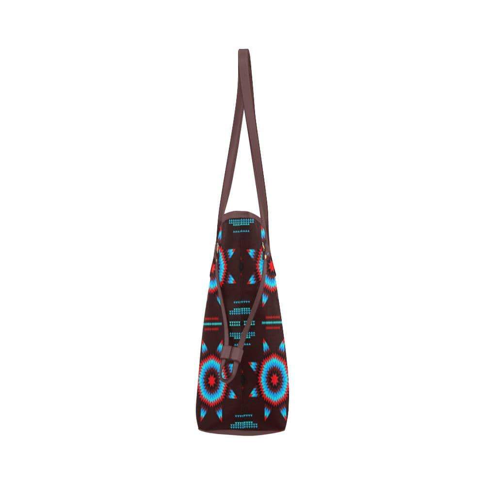 Rising Star Corn Moon Clover Canvas Tote Bag (Model 1661) Clover Canvas Tote Bag (1661) e-joyer
