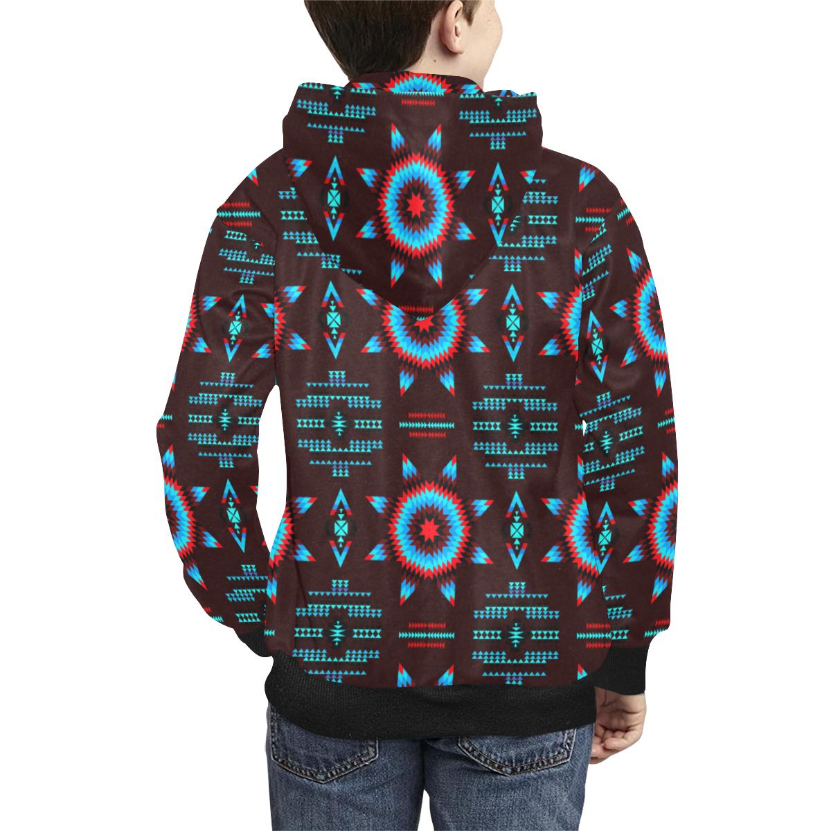 Rising Star Corn Moon Kids' All Over Print Hoodie (Model H38) Kids' AOP Hoodie (H38) e-joyer