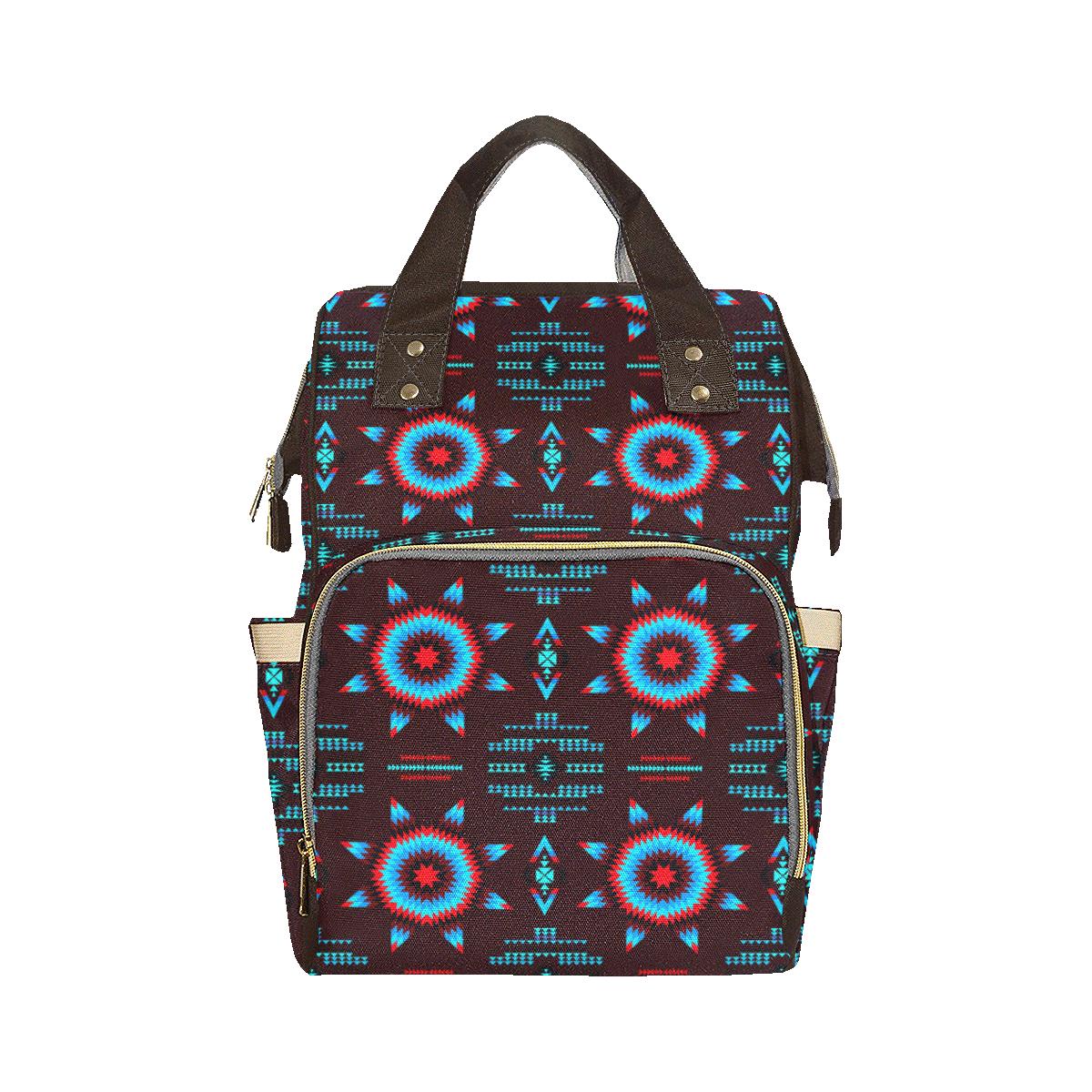 Rising Star Corn Moon Multi-Function Diaper Backpack (Model 1688) Diaper Backpack (1688) e-joyer