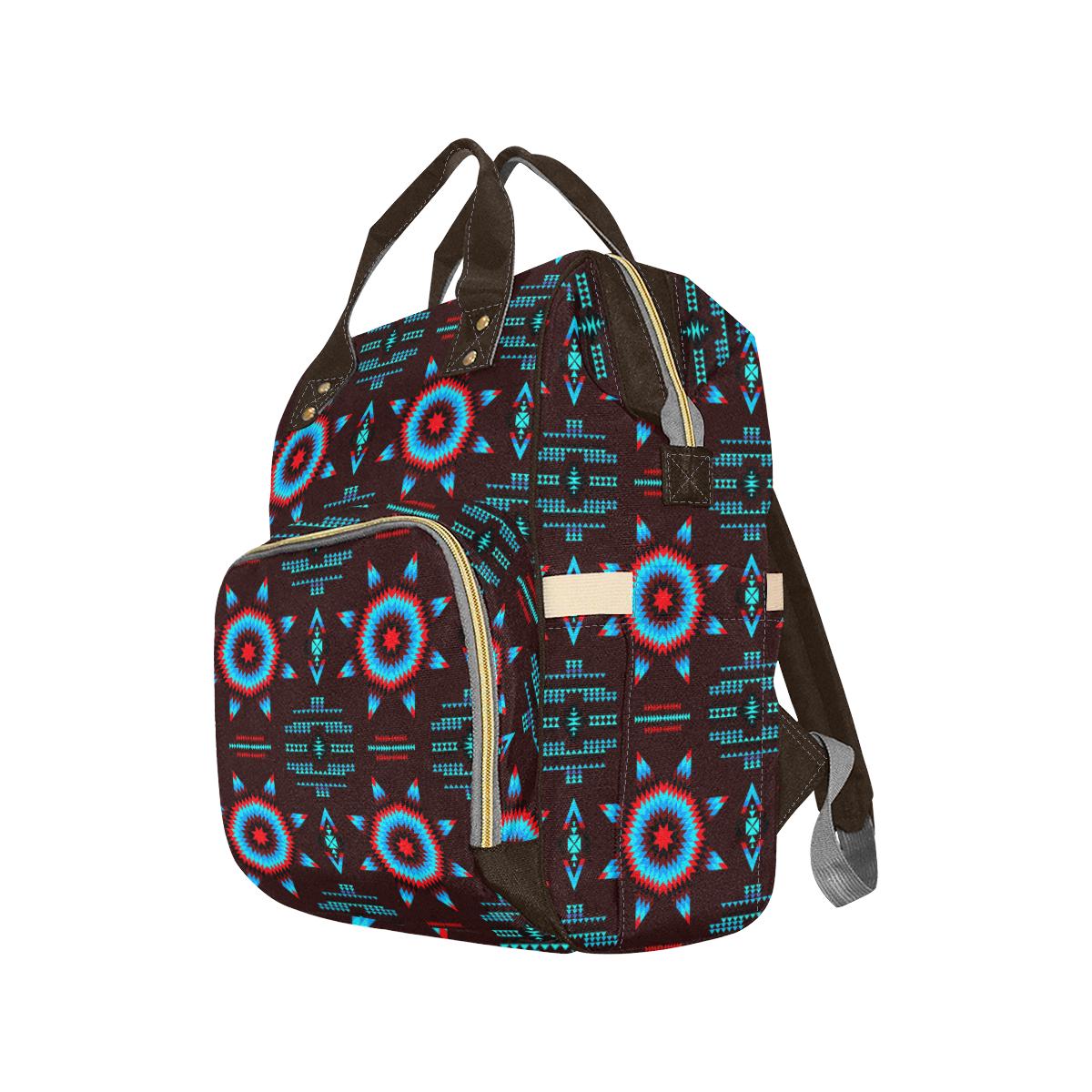 Rising Star Corn Moon Multi-Function Diaper Backpack (Model 1688) Diaper Backpack (1688) e-joyer
