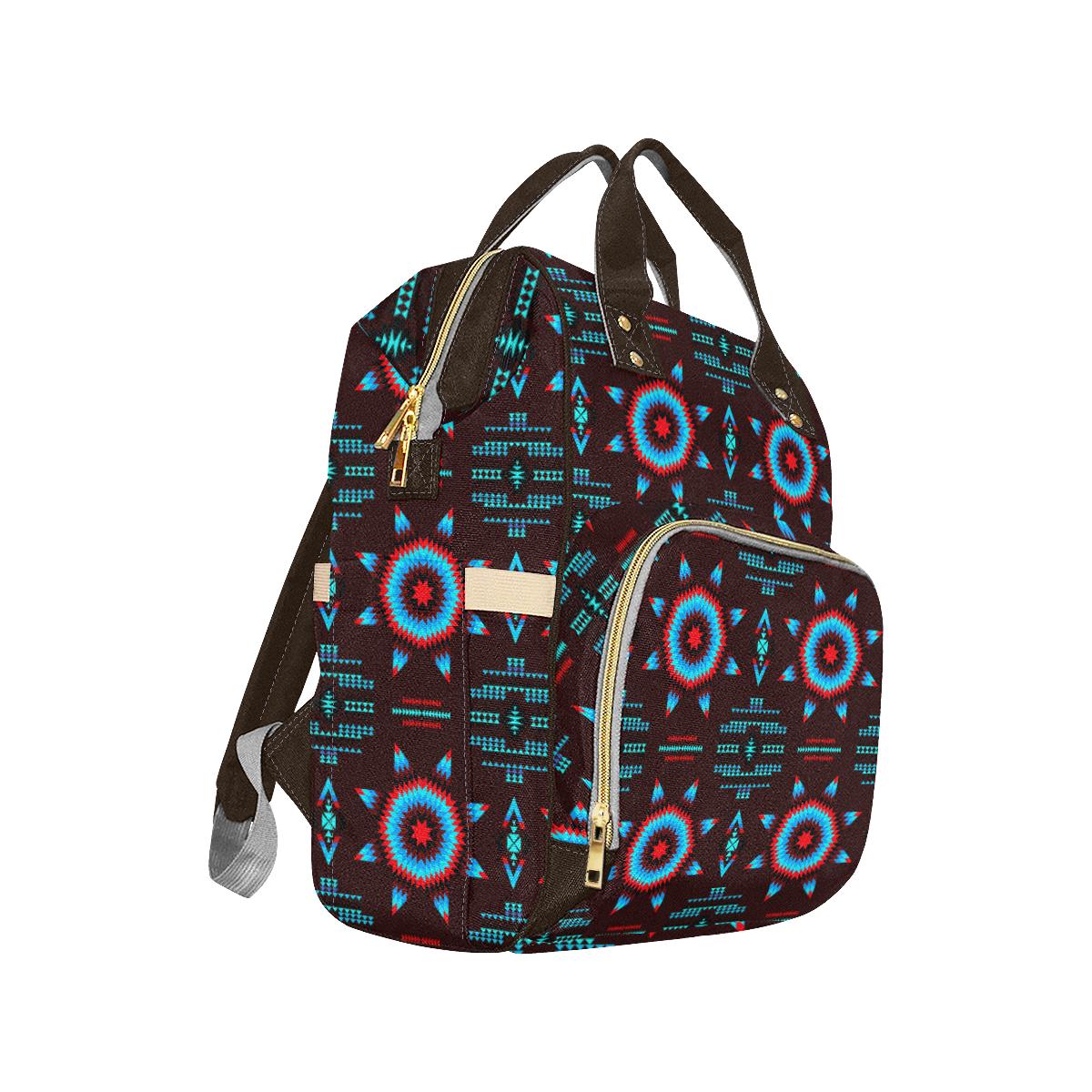 Rising Star Corn Moon Multi-Function Diaper Backpack (Model 1688) Diaper Backpack (1688) e-joyer