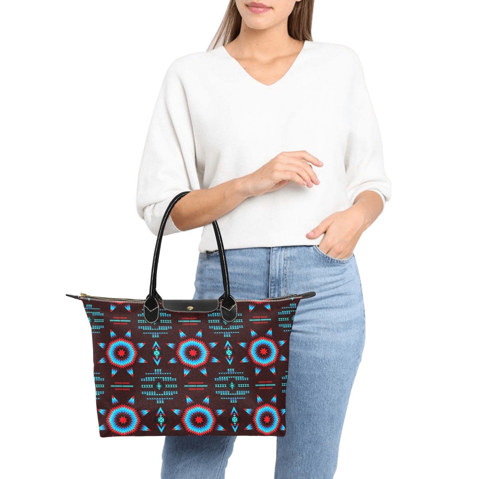 Rising Star Corn Moon Single-Shoulder Lady Handbag (Model 1714) bag e-joyer
