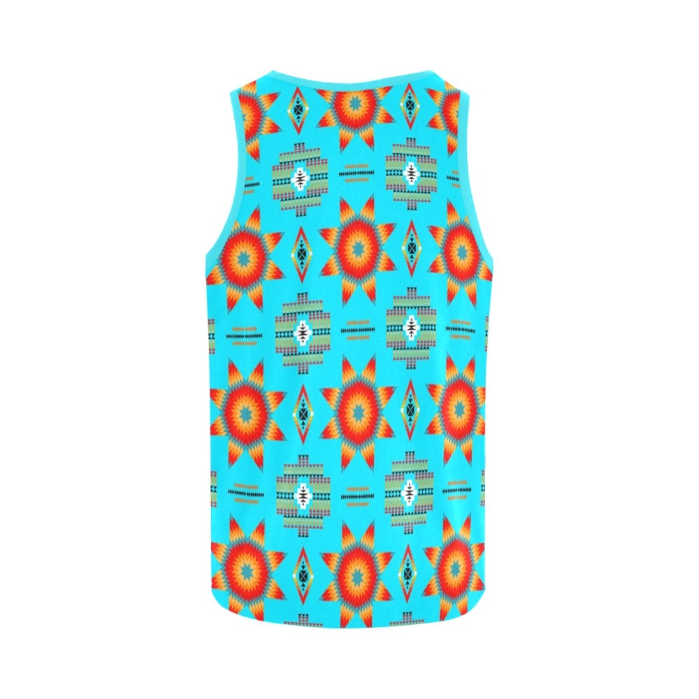 Rising Star Harvest Moon All Over Print Tank Top for Women (Model T43) All Over Print Tank Top for Women (T43) e-joyer