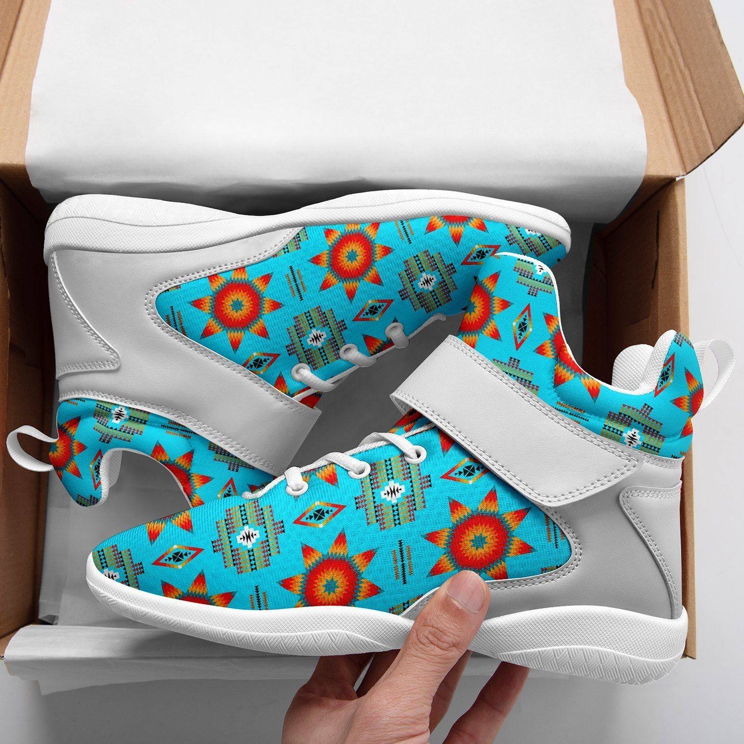Rising Star Harvest Moon Ipottaa Basketball / Sport High Top Shoes - White Sole 49 Dzine