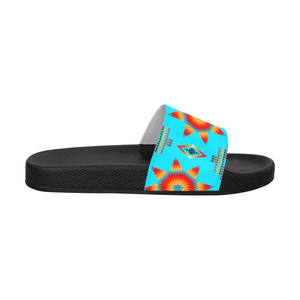 Rising Star Harvest Moon Men's Slide Sandals (Model 057) Men's Slide Sandals (057) e-joyer