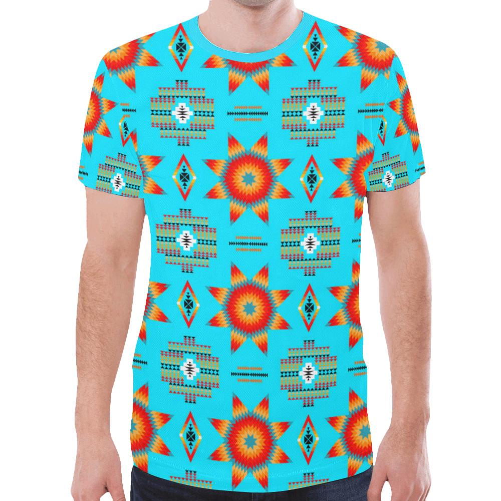 Rising Star Harvest Moon New All Over Print T-shirt for Men/Large Size (Model T45) New All Over Print T-shirt for Men/Large (T45) e-joyer
