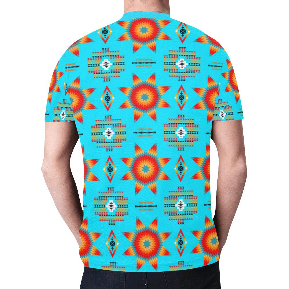 Rising Star Harvest Moon New All Over Print T-shirt for Men/Large Size (Model T45) New All Over Print T-shirt for Men/Large (T45) e-joyer