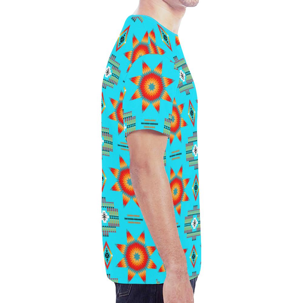 Rising Star Harvest Moon New All Over Print T-shirt for Men/Large Size (Model T45) New All Over Print T-shirt for Men/Large (T45) e-joyer