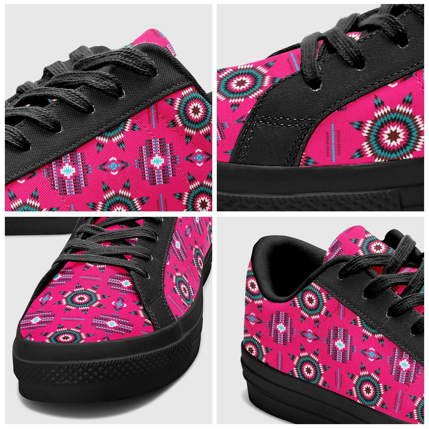 Rising Star Strawberry Moon Aapisi Low Top Canvas Shoes Black Sole 49 Dzine