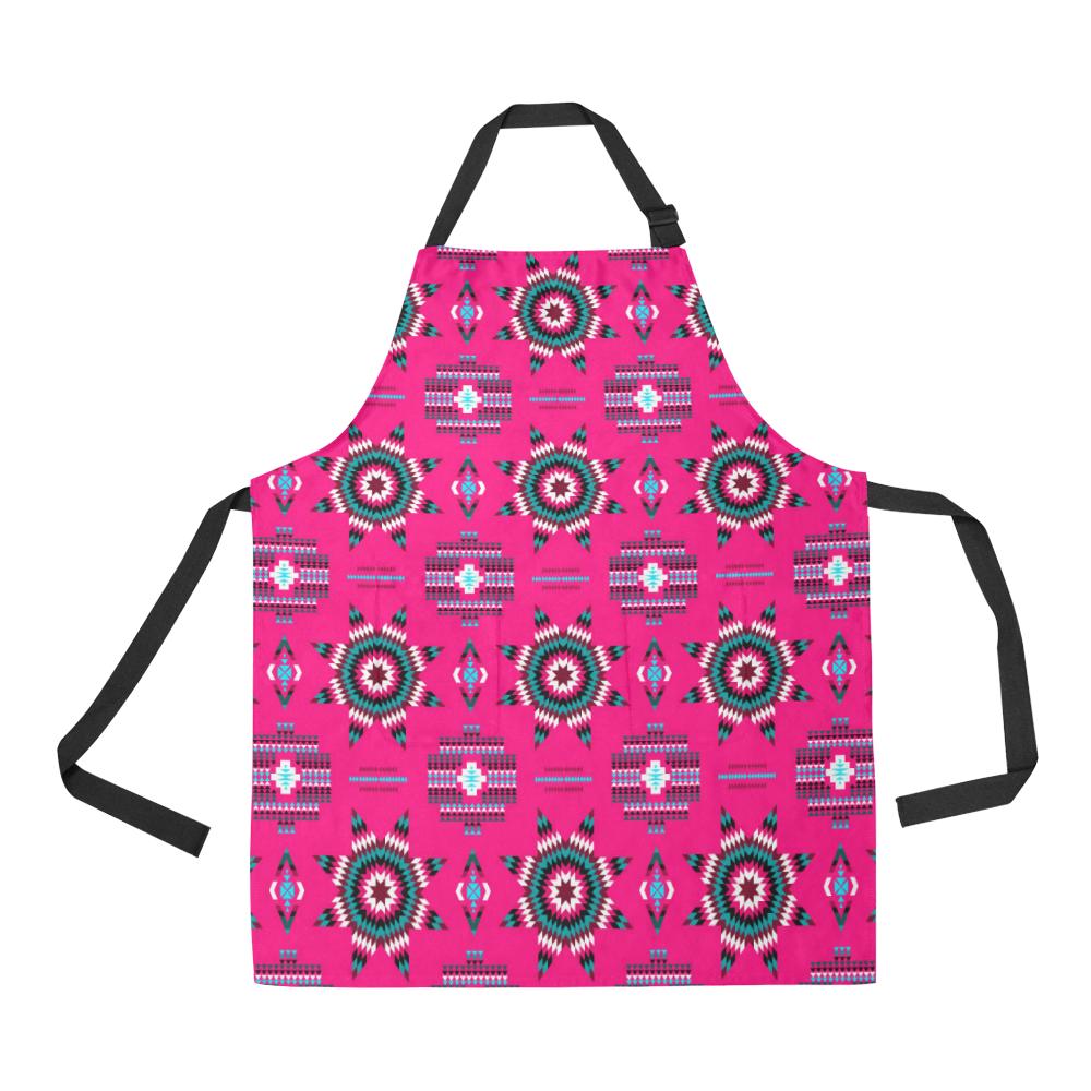 Rising Star Strawberry Moon All Over Print Apron All Over Print Apron e-joyer