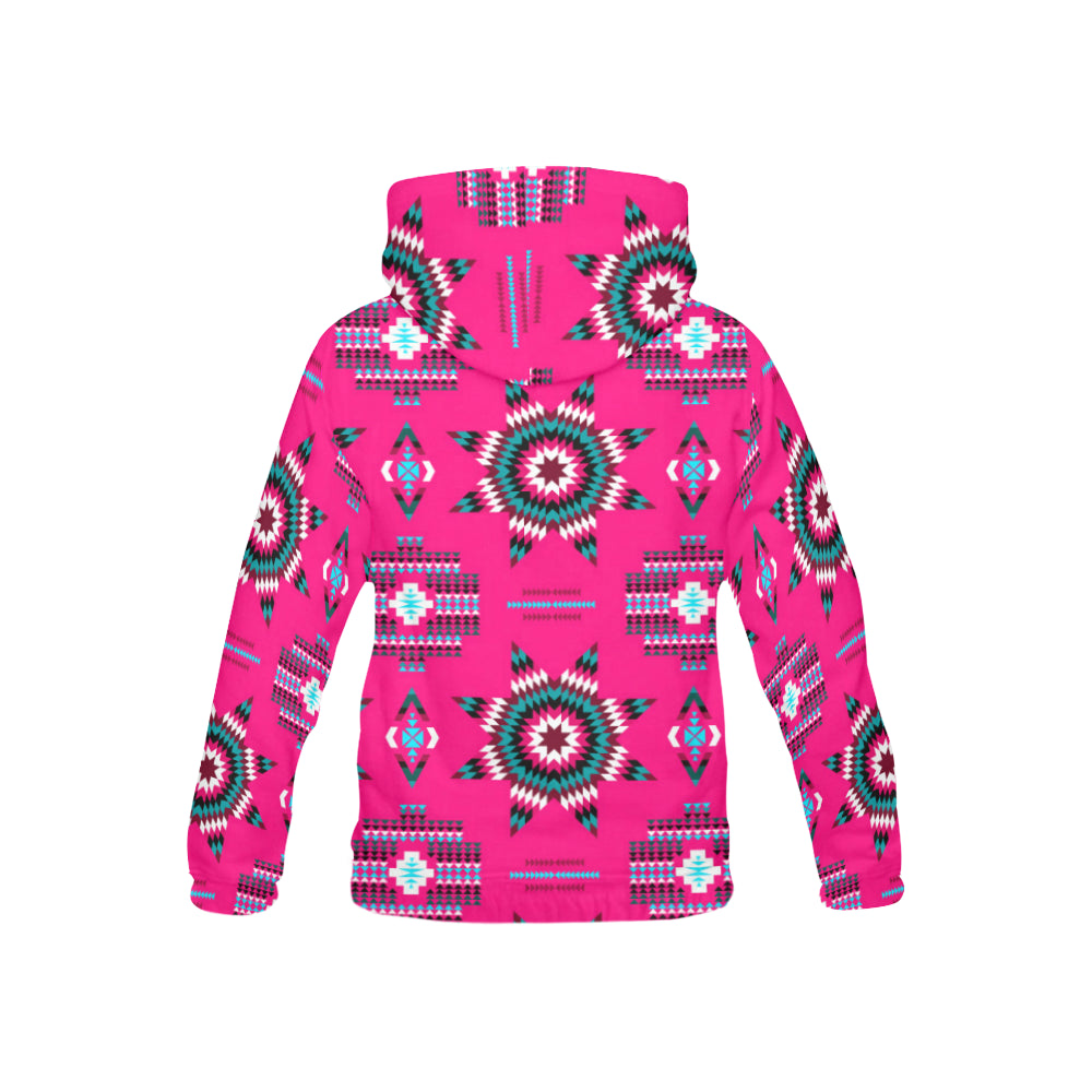 Rising Star Strawberry Moon All Over Print Hoodie for Kid (USA Size) (Model H13) All Over Print Hoodie for Kid (H13) e-joyer