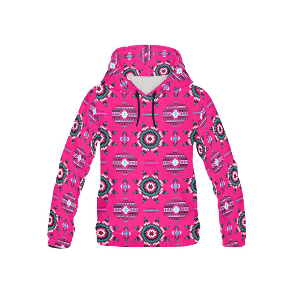 Rising Star Strawberry Moon All Over Print Hoodie for Kid (USA Size) (Model H13) All Over Print Hoodie for Kid (H13) e-joyer