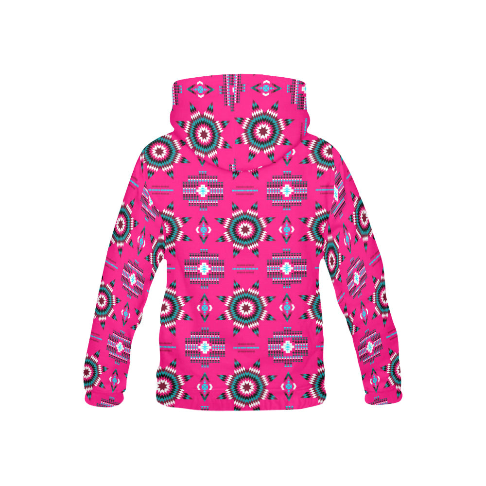 Rising Star Strawberry Moon All Over Print Hoodie for Kid (USA Size) (Model H13) All Over Print Hoodie for Kid (H13) e-joyer