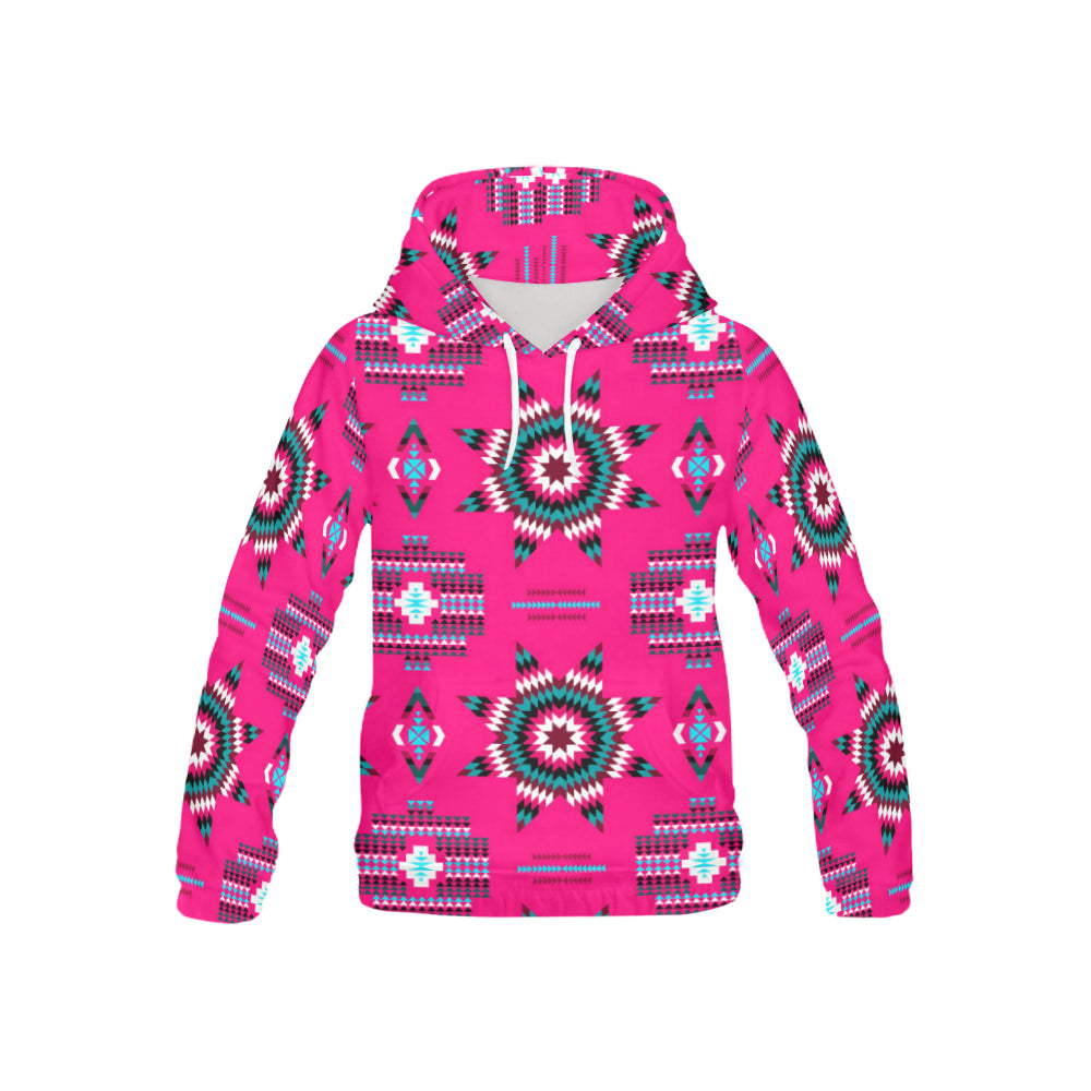 Rising Star Strawberry Moon All Over Print Hoodie for Kid (USA Size) (Model H13) All Over Print Hoodie for Kid (H13) e-joyer