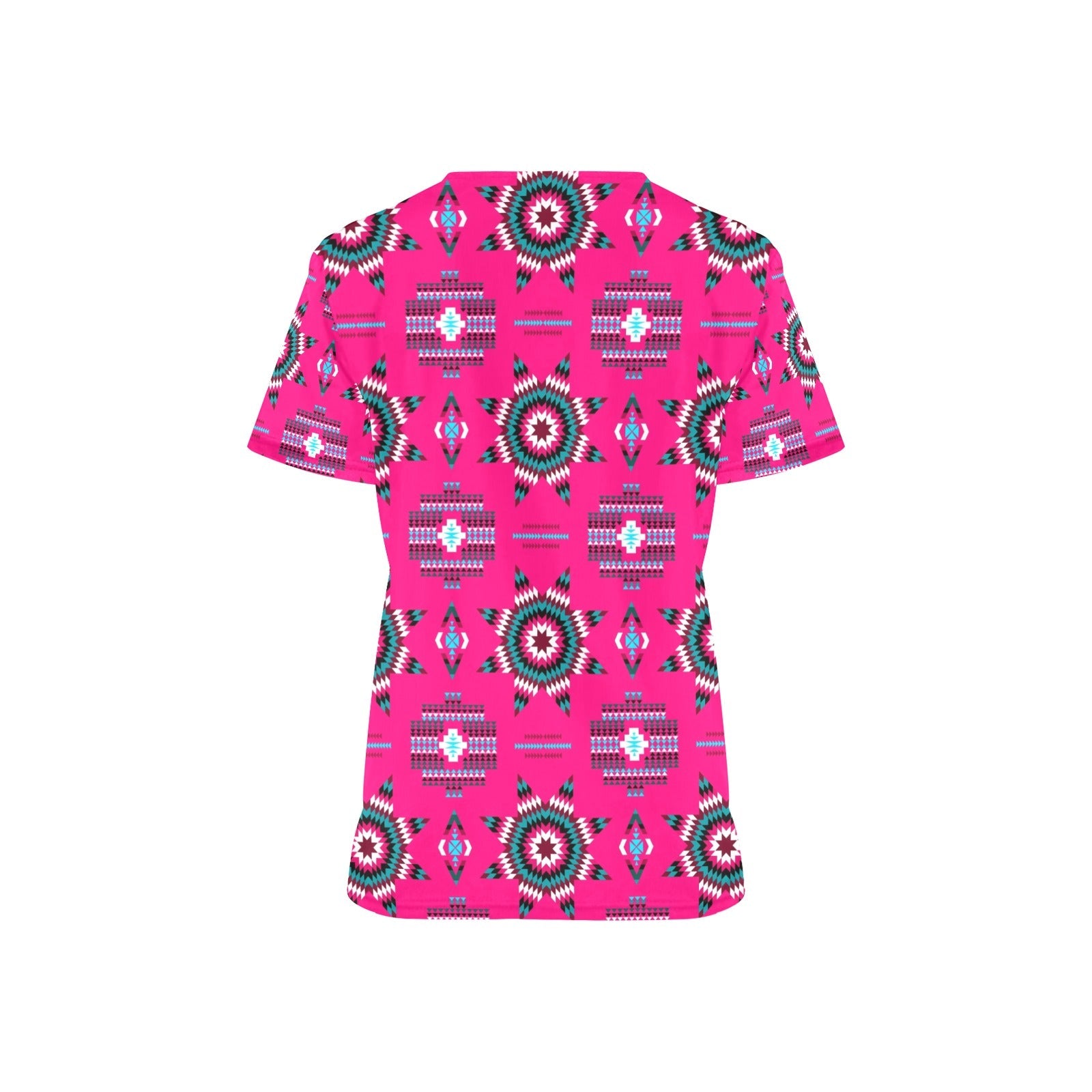 Rising Star Strawberry Moon All Over Print Scrub Top Scrub Top e-joyer