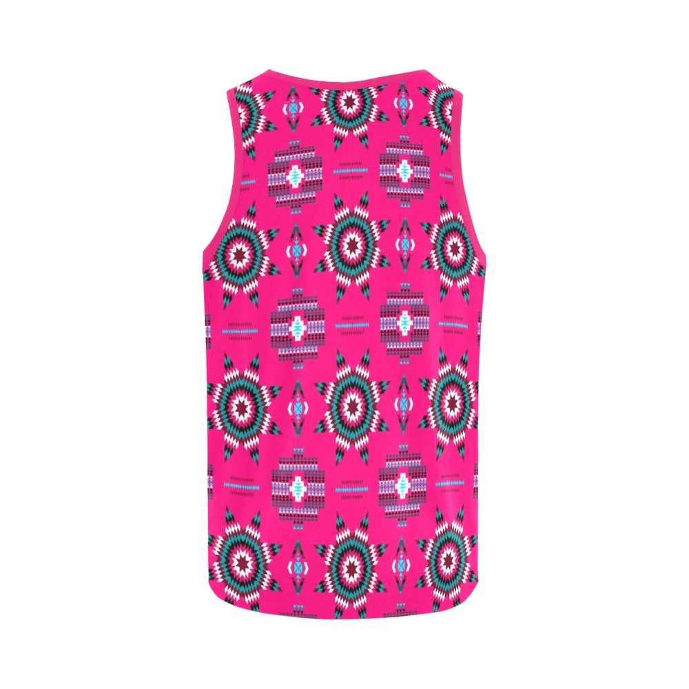 Rising Star Strawberry Moon All Over Print Tank Top for Women (Model T43) All Over Print Tank Top for Women (T43) e-joyer