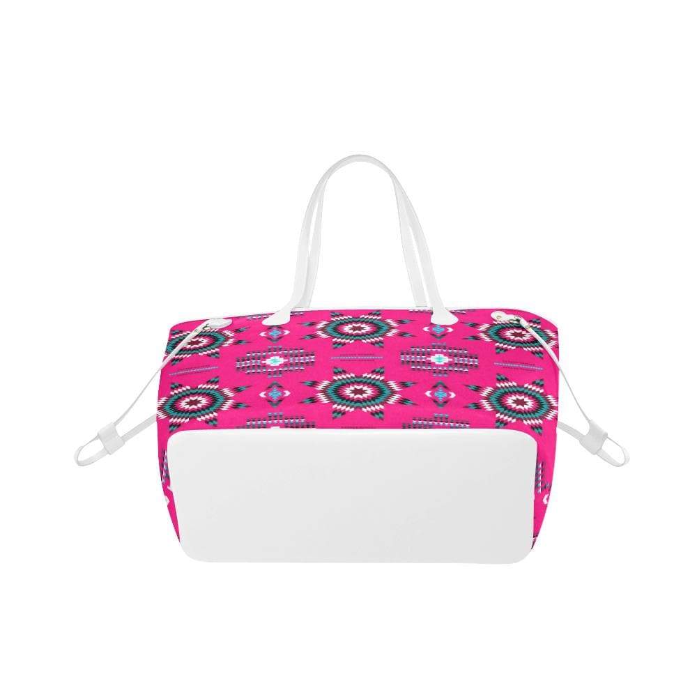 Rising Star Strawberry Moon Clover Canvas Tote Bag (Model 1661) Clover Canvas Tote Bag (1661) e-joyer