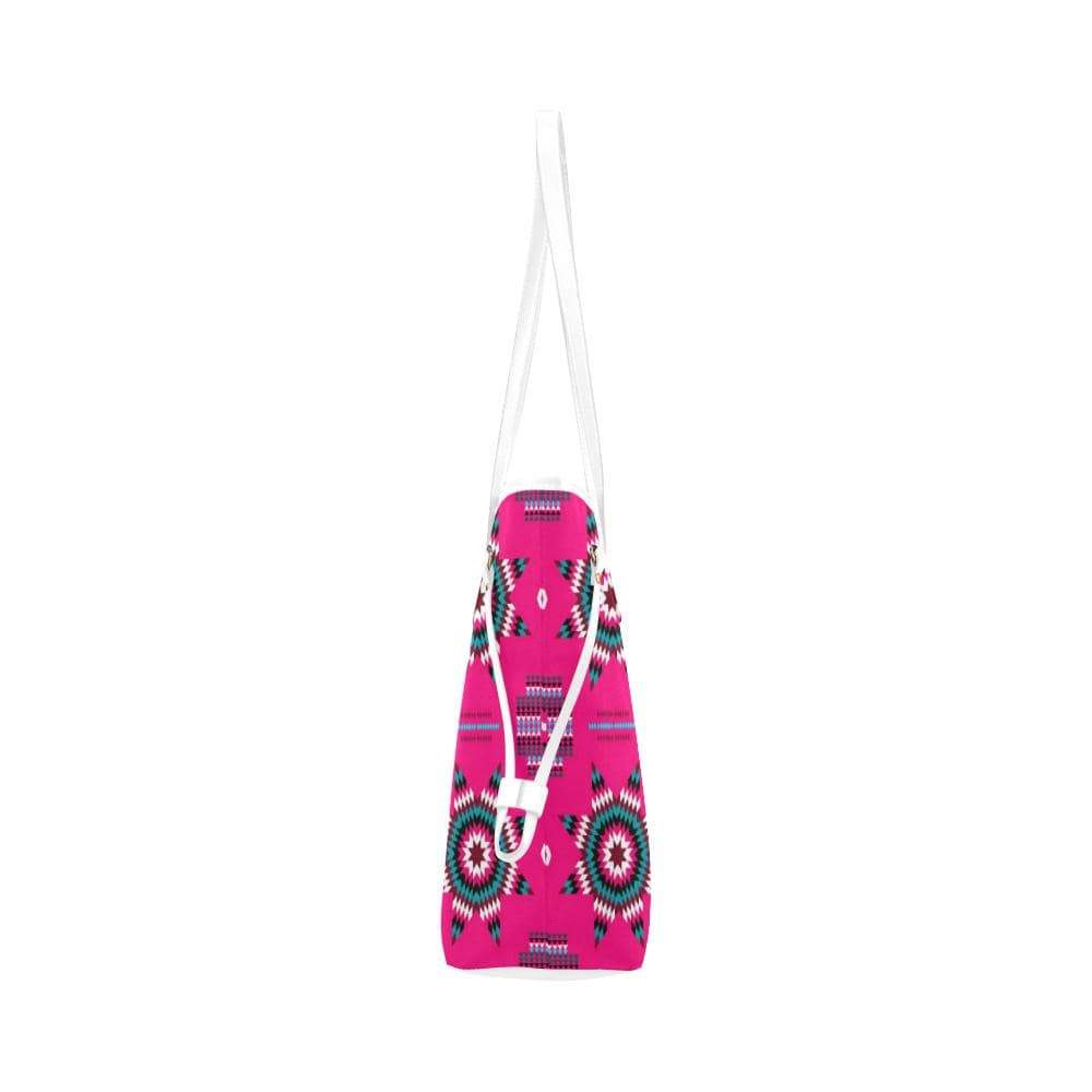 Rising Star Strawberry Moon Clover Canvas Tote Bag (Model 1661) Clover Canvas Tote Bag (1661) e-joyer