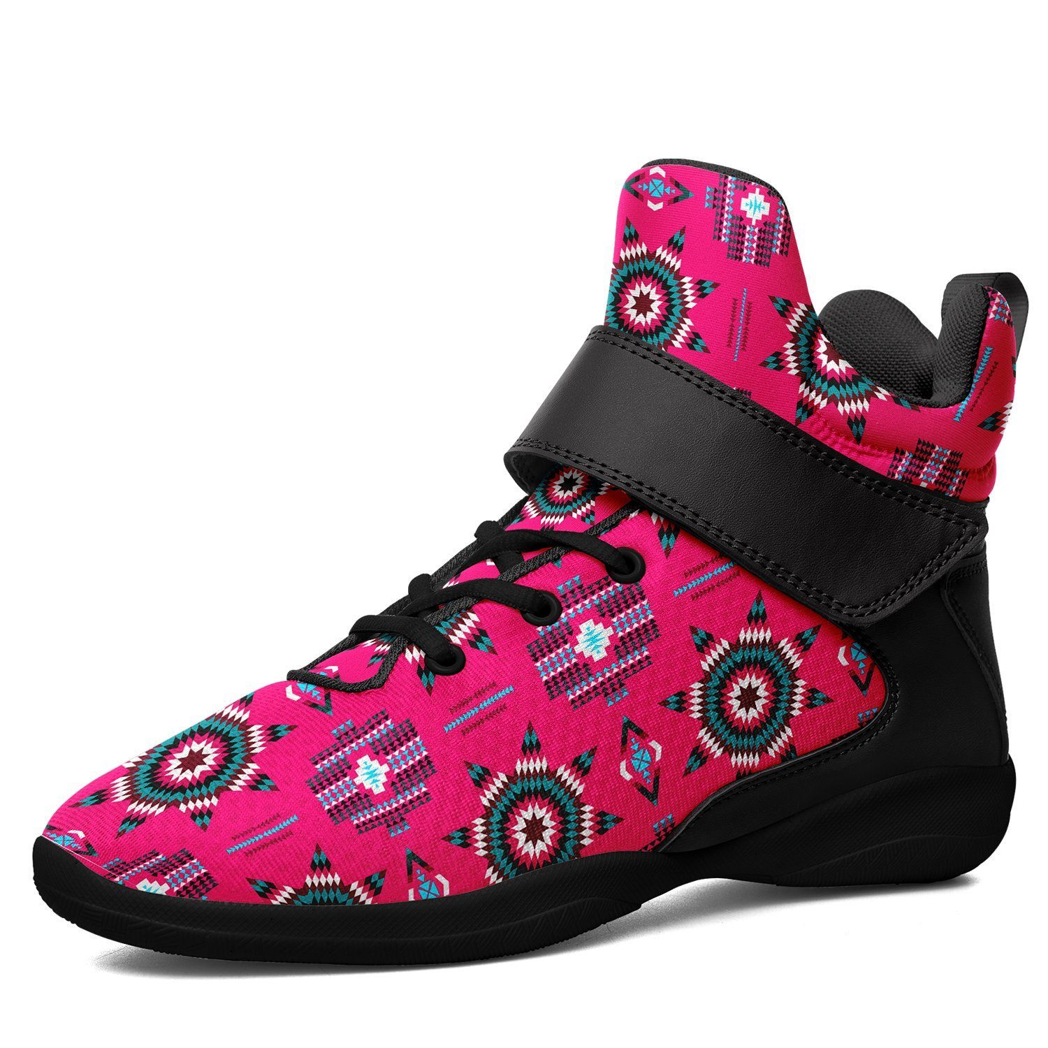 Rising Star Strawberry Moon Ipottaa Basketball / Sport High Top Shoes - Black Sole 49 Dzine US Men 7 / EUR 40 Black Sole with Black Strap