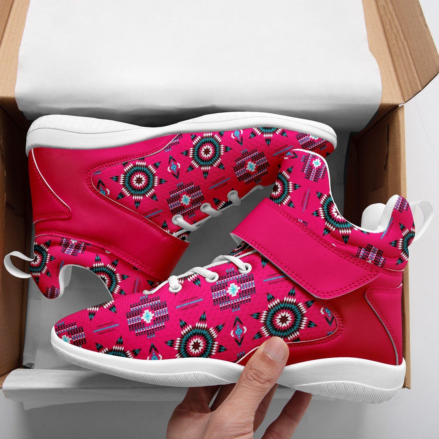 Rising Star Strawberry Moon Ipottaa Basketball / Sport High Top Shoes - White Sole 49 Dzine