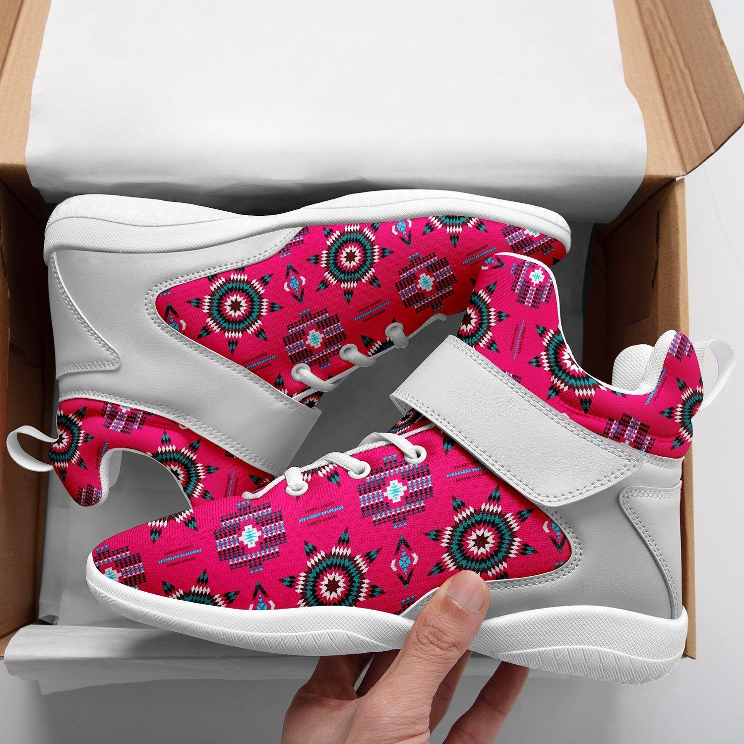 Rising Star Strawberry Moon Ipottaa Basketball / Sport High Top Shoes - White Sole 49 Dzine