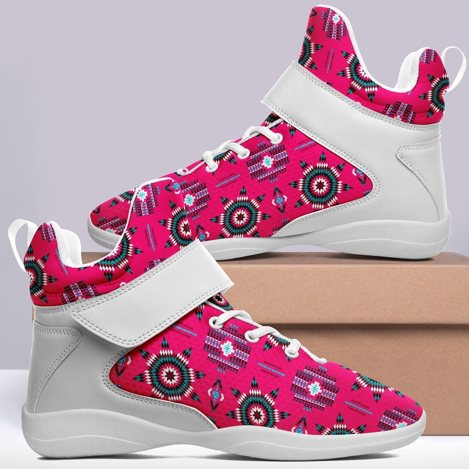 Rising Star Strawberry Moon Ipottaa Basketball / Sport High Top Shoes - White Sole 49 Dzine
