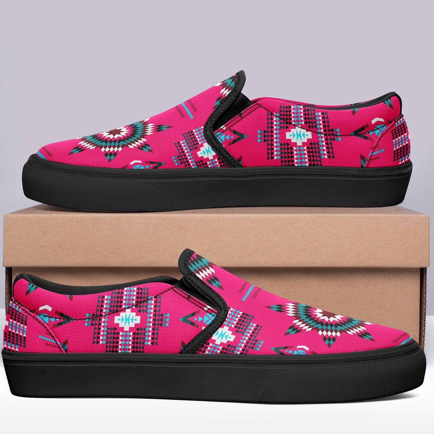 Rising Star Strawberry Moon Otoyimm Canvas Slip On Shoes 49 Dzine