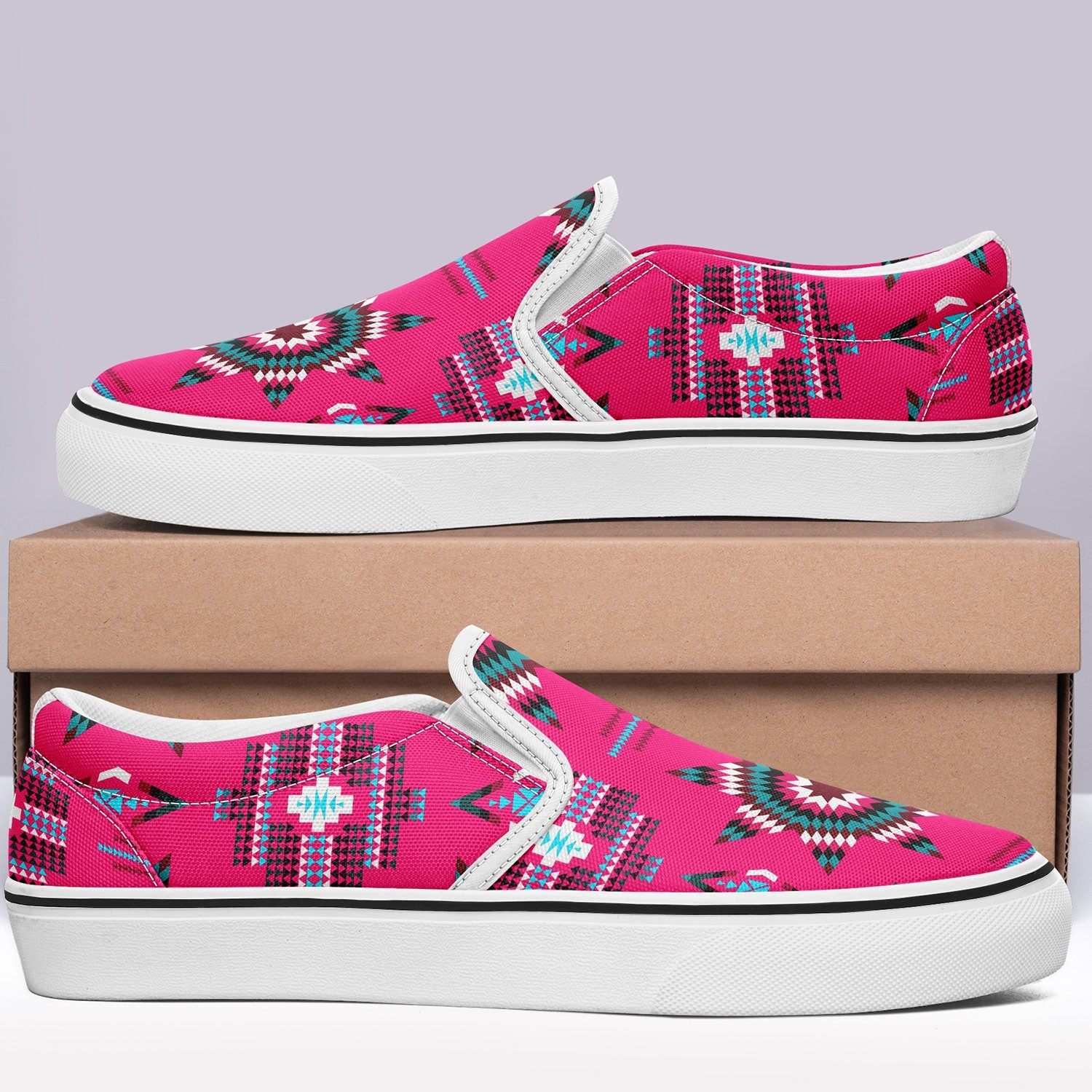 Rising Star Strawberry Moon Otoyimm Canvas Slip On Shoes 49 Dzine