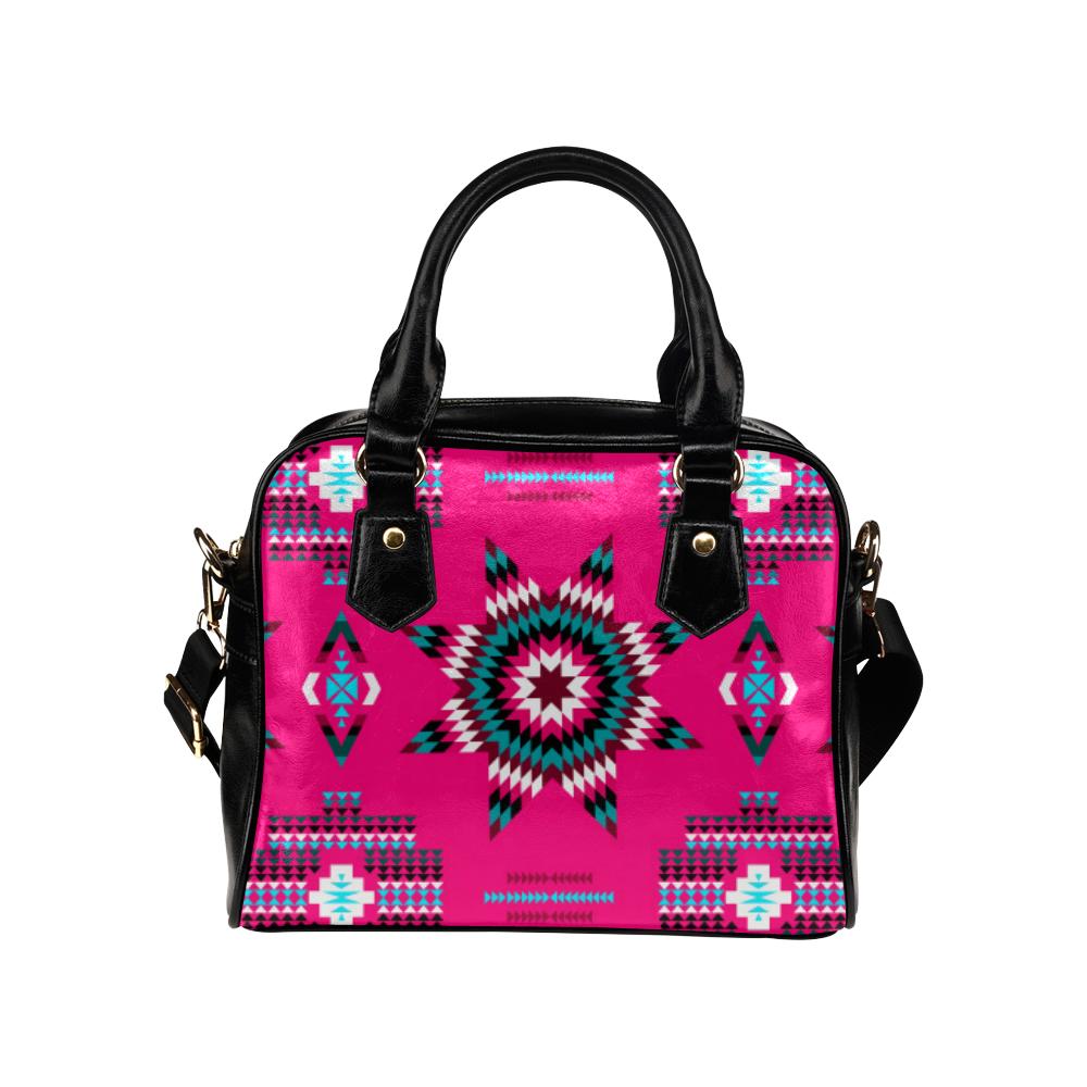 Rising Star Strawberry Moon Shoulder Handbag (Model 1634) Shoulder Handbags (1634) e-joyer