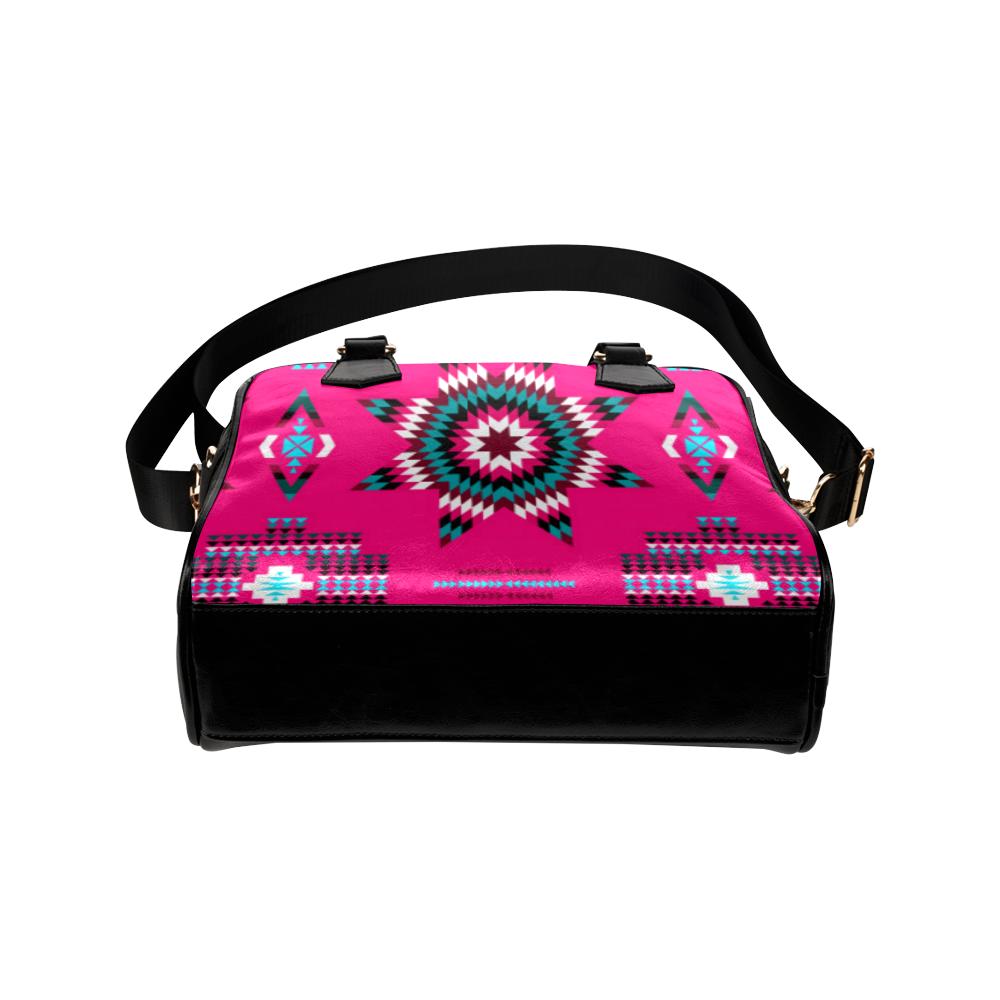 Rising Star Strawberry Moon Shoulder Handbag (Model 1634) Shoulder Handbags (1634) e-joyer