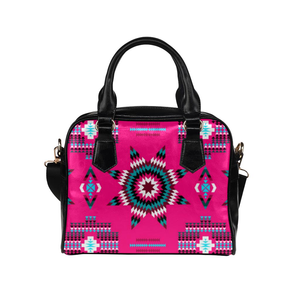 Rising Star Strawberry Moon Shoulder Handbag (Model 1634) Shoulder Handbags (1634) e-joyer