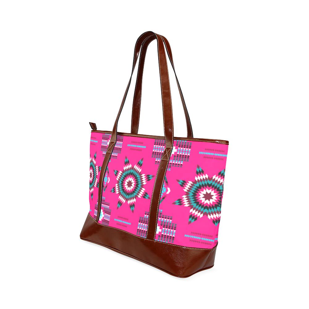 Rising Star Strawberry Moon Tote Handbag (Model 1642) Tote Handbags (1642) e-joyer