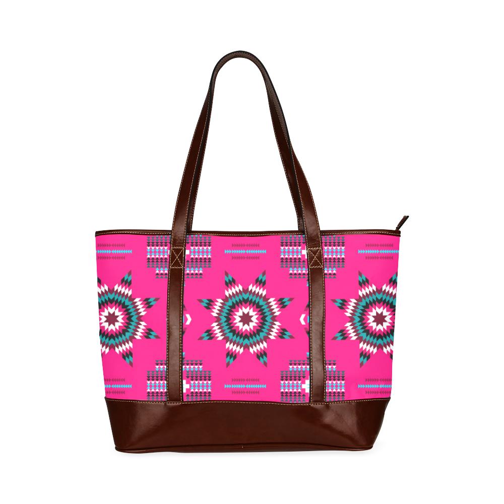 Rising Star Strawberry Moon Tote Handbag (Model 1642) Tote Handbags (1642) e-joyer