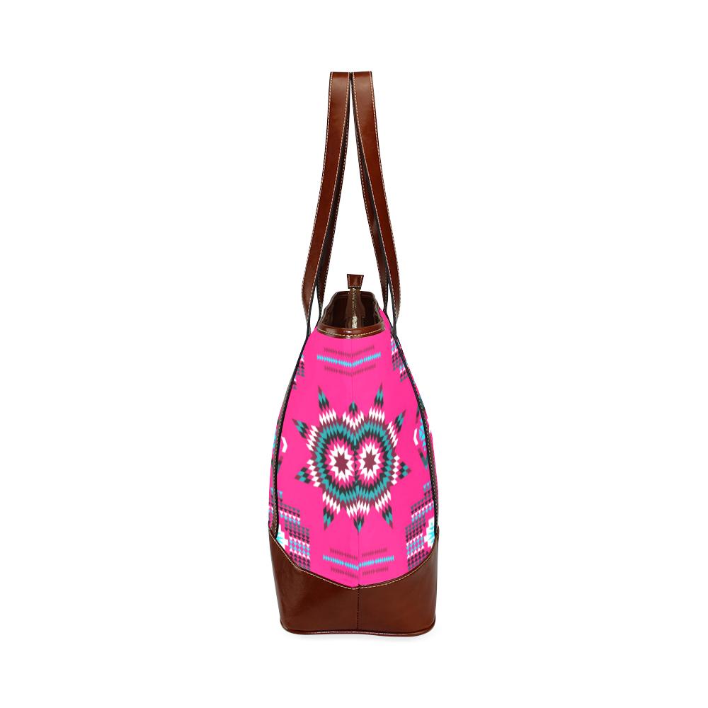 Rising Star Strawberry Moon Tote Handbag (Model 1642) Tote Handbags (1642) e-joyer